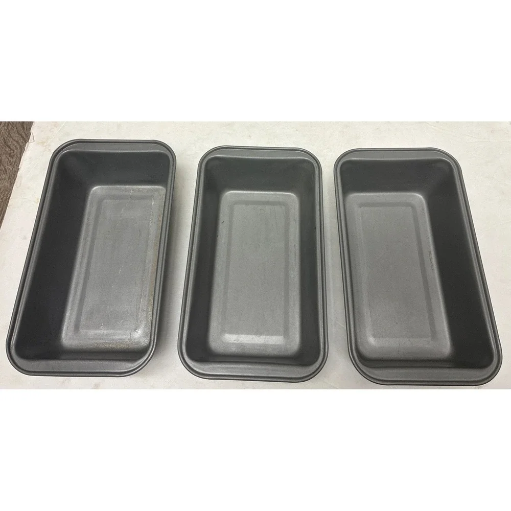 Vintage Loaf‎ Pans Metal Non-Stick 1.5 Qt 10.5x6x3